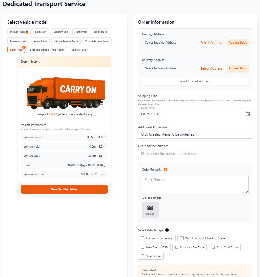 CarryOn Logistics Services