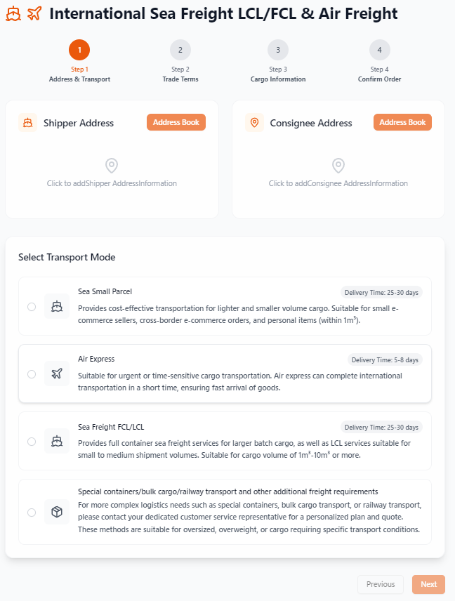 CarryOn Logistics Services